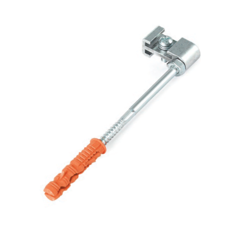 BRYZA / OCEAN - Śruba M8 do obejmy PVC (z kostką) + kołek / 250mm