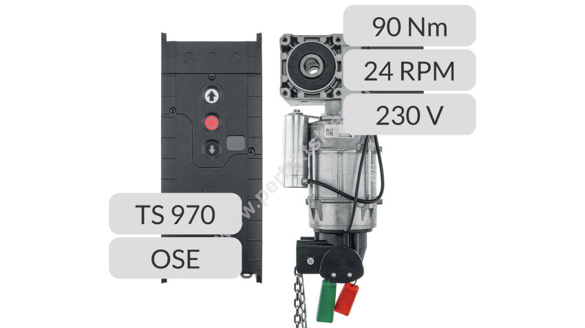 Napęd nasadowy SE 9.24-25,40WS DES SK TS 970 OSE GfA Elektromaten – zestaw automat