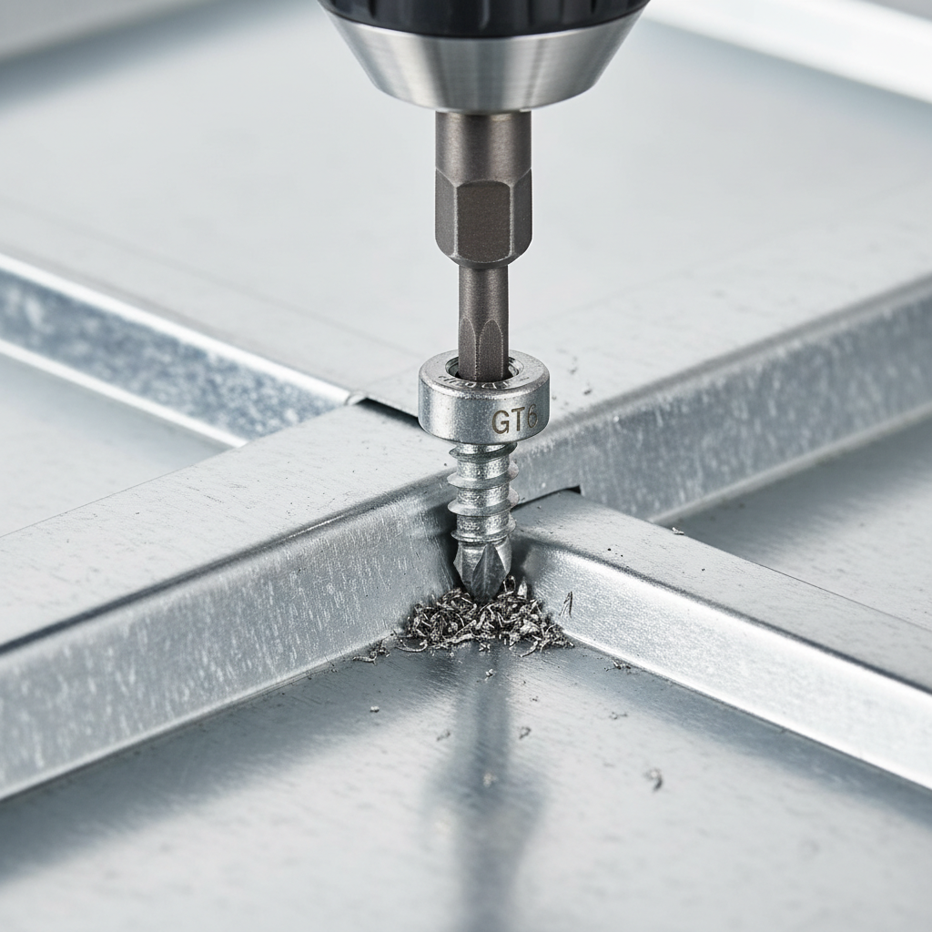 Wkręty samowiercące HEX 6.3×25mm GT6 do stali do 6mm (op. 500 szt.)