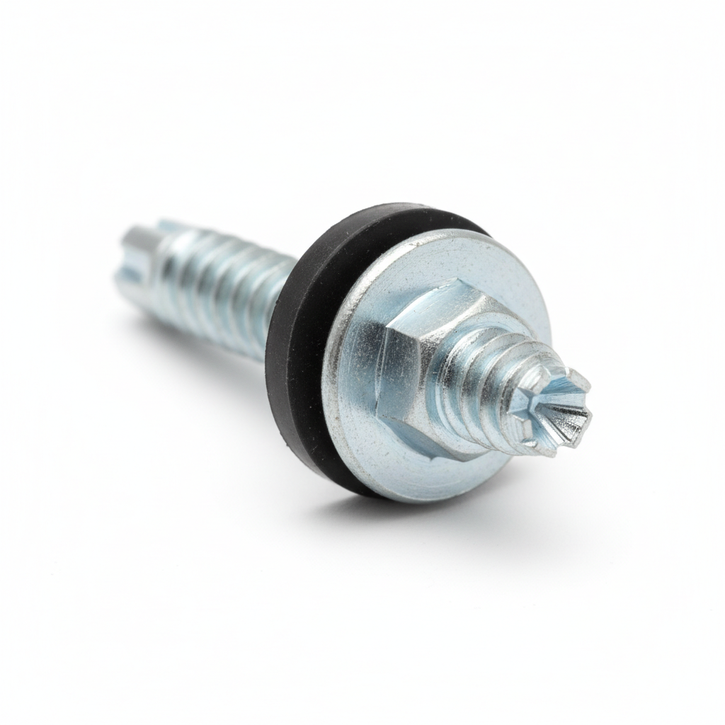 Wkręty samowiercące HEX z podkładką 4.8×19mm GT3 do stali do 3mm (op. 250 szt.)