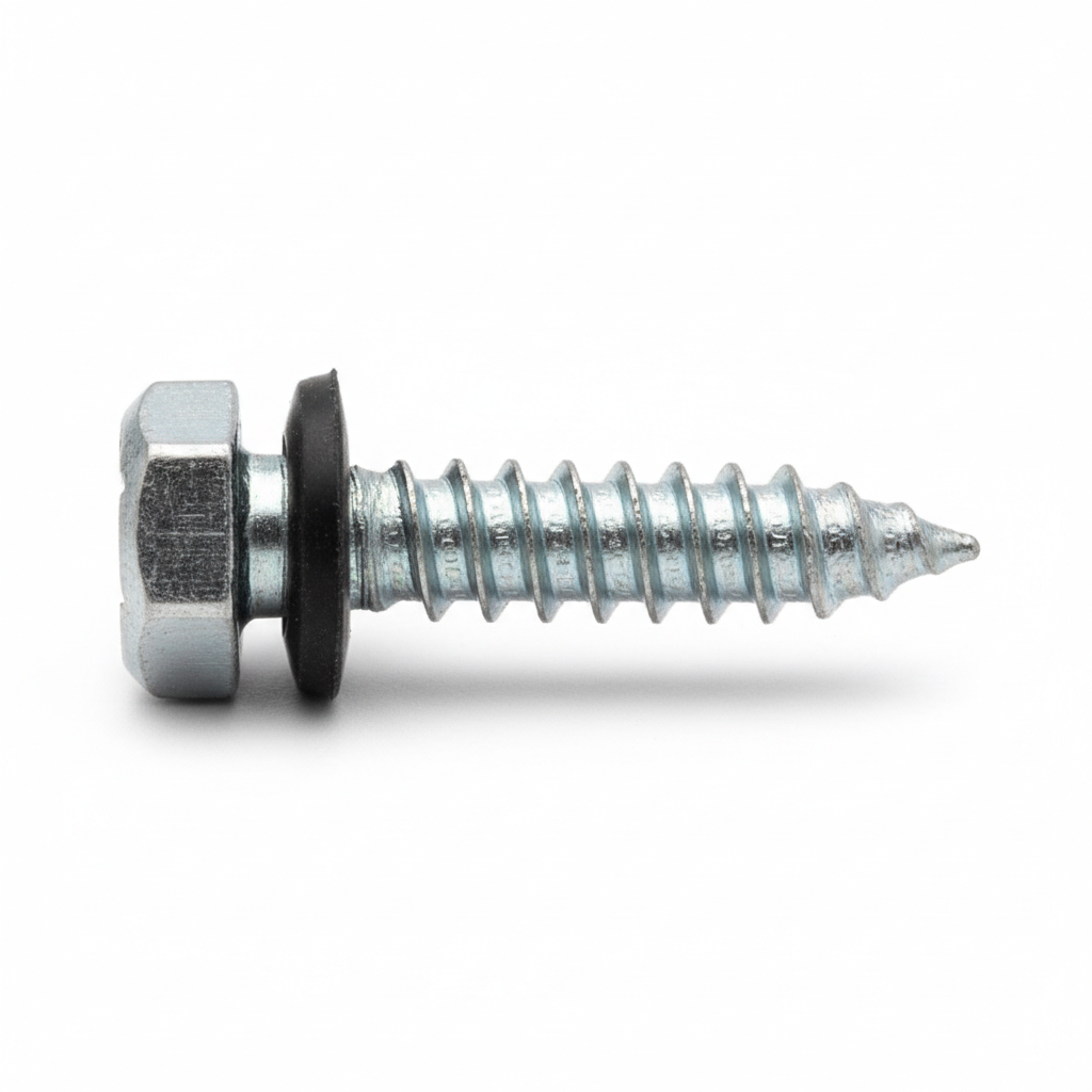Wkręty samowiercące HEX z podkładką 4.8×19mm GT3 do stali do 3mm (op. 250 szt.)