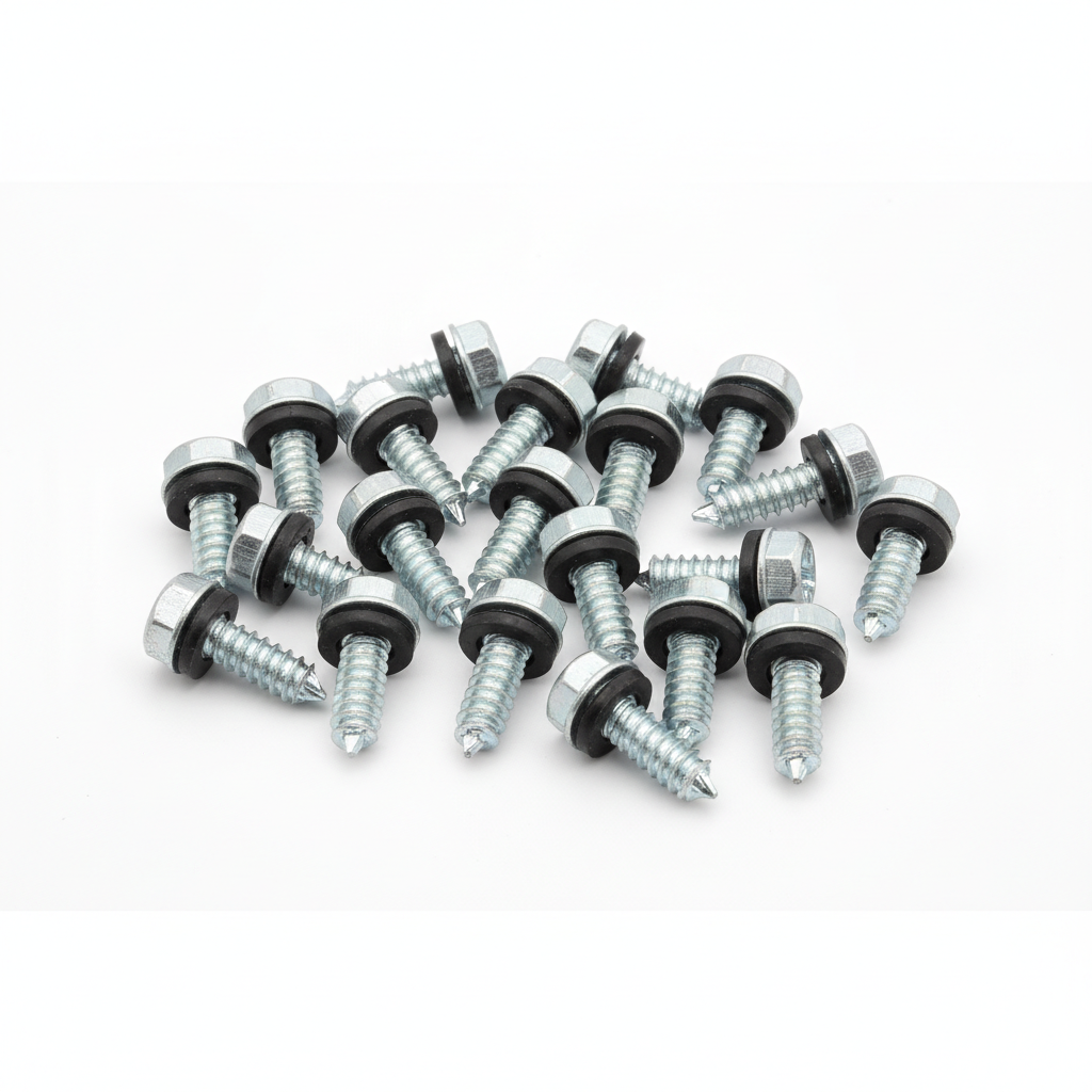 Wkręty samowiercące HEX z podkładką 4.8×19mm GT3 do stali do 3mm (op. 250 szt.)