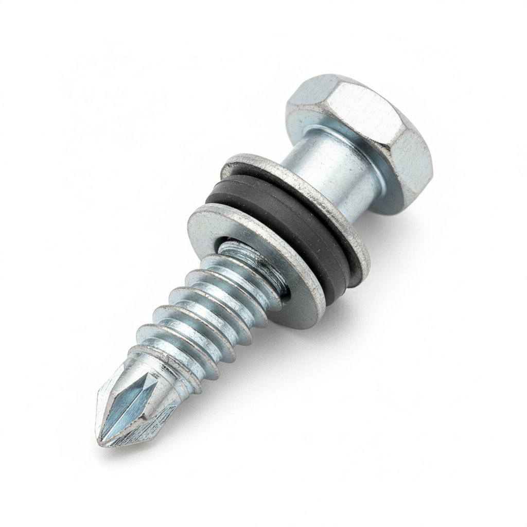 Selbstbohrende Sechskantschrauben mit Unterlegscheibe 5.5×19mm GT5 für Stahl bis 5mm (Packung 250 Stk.)