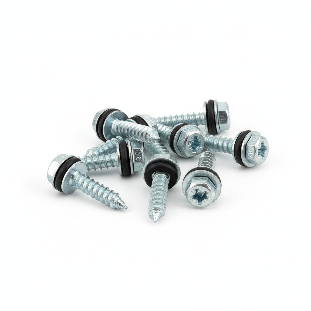 Wkręty samowiercące HEX z podkładką 5.5×35mm GT12 do stali do 12mm (op. 250 szt.)