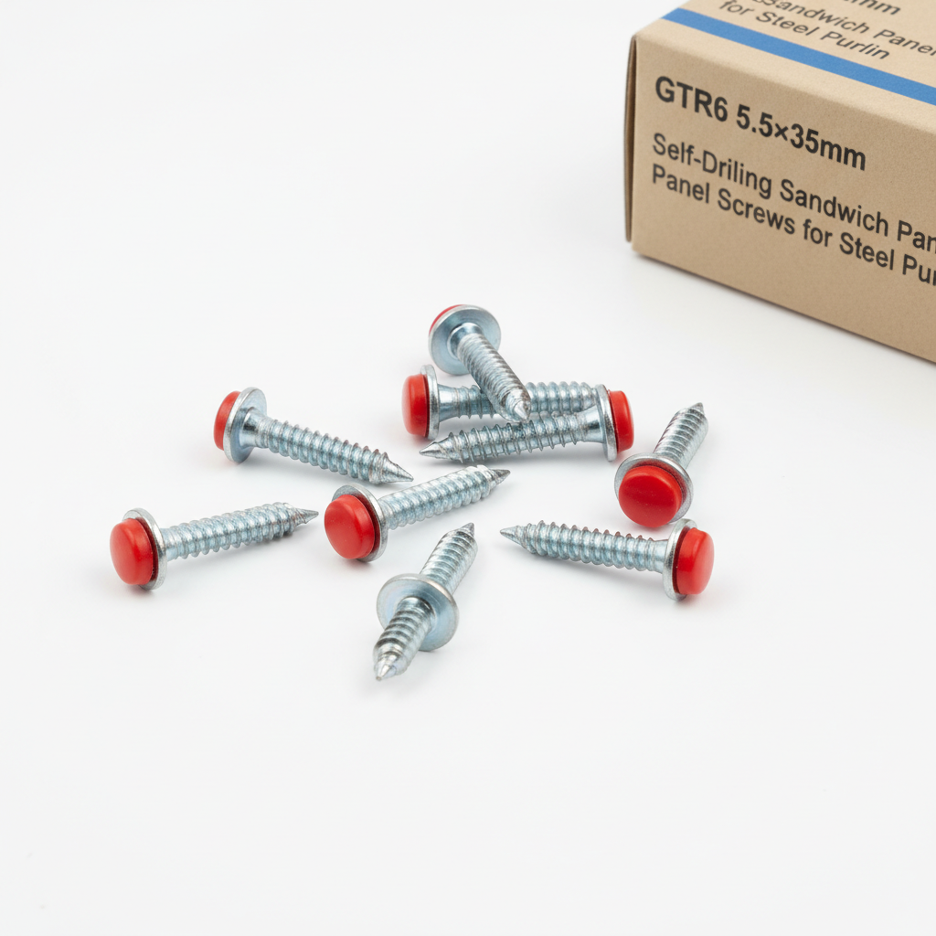 Wkręty GTR6 5.5×35mm do płyt warstwowych — stal do 6mm (op. 250 szt.)