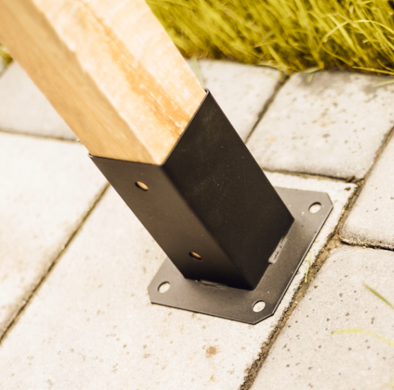 Anchor Base Foot - column to be placed on concrete (plug-in, batch)